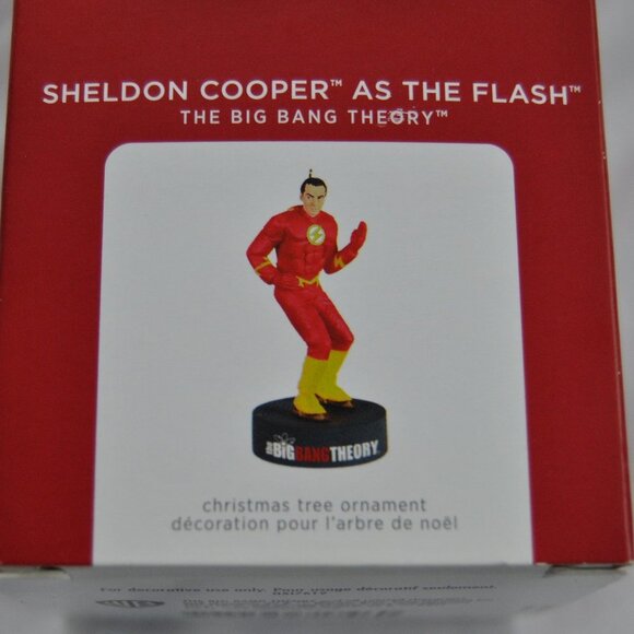 Sheldon Cooper As The Flash Hallmark Keepsake Ornament - Picture 7 of 13